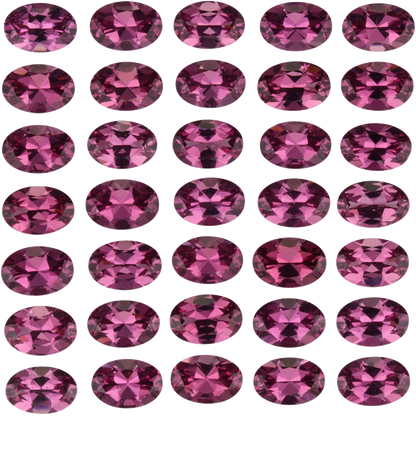 6x4mm Oval Magenta Rhodolite