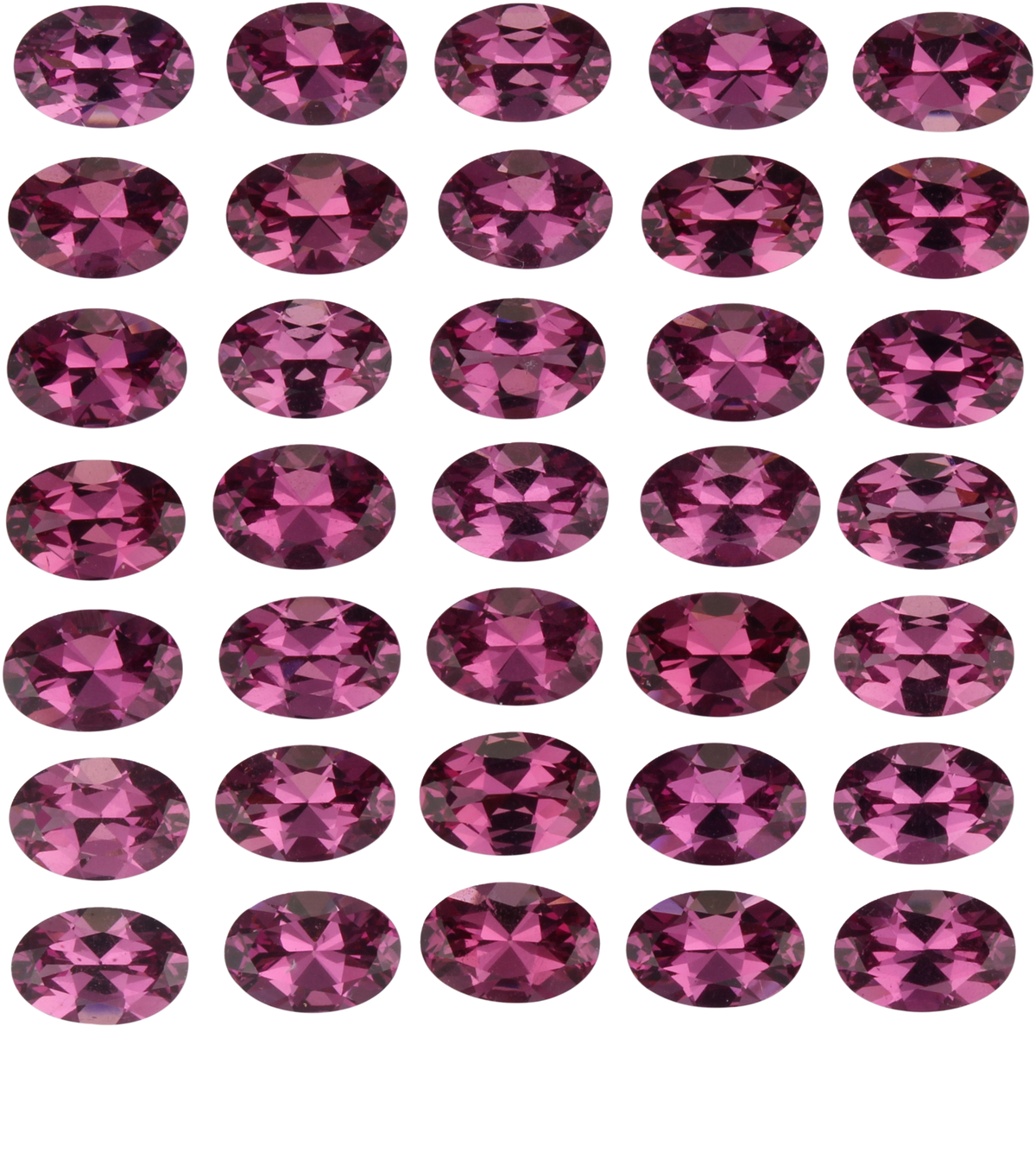 6x4mm Oval Magenta Rhodolite