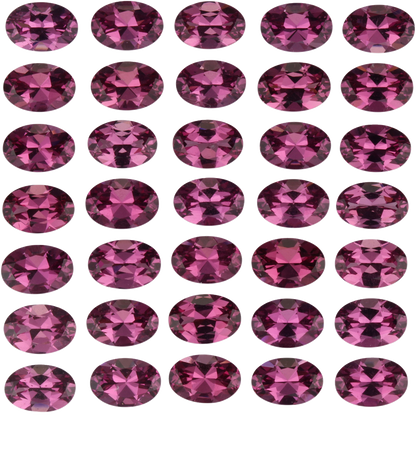 6x4mm Oval Magenta Rhodolite