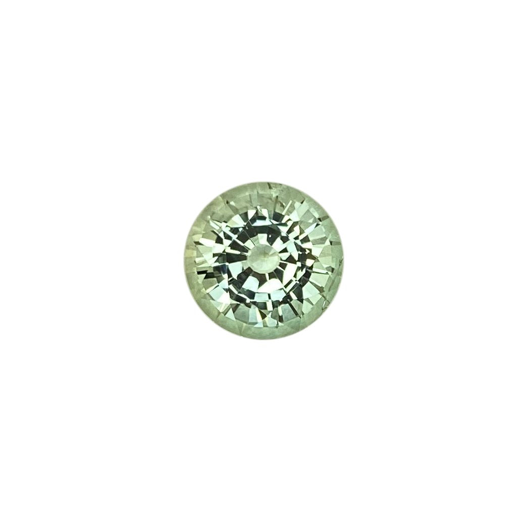 10.1mm Round Light Mint Green Tourmaline