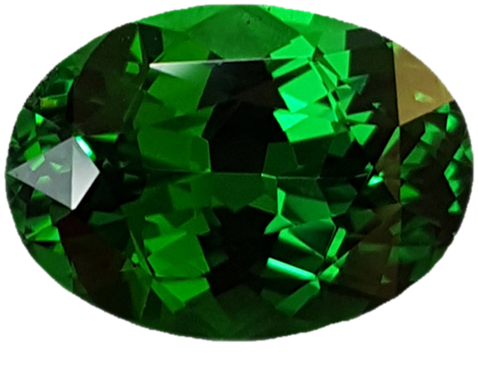 2.29ct Oval Fine Intense Green Tsavorite