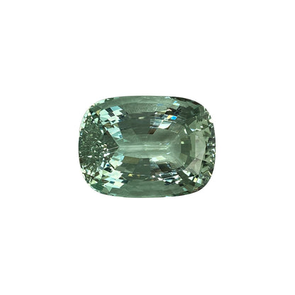 35.83ct Cushion Green Aquamarine