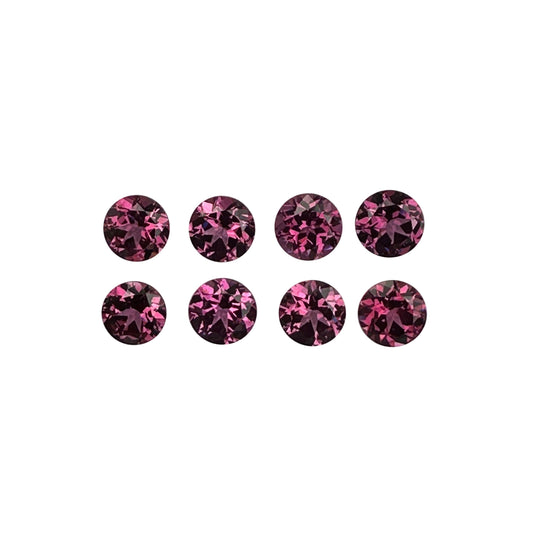 8.0mm Round Rhodolite Garnet