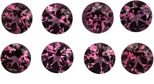 8.0mm Round Rhodolite Garnet