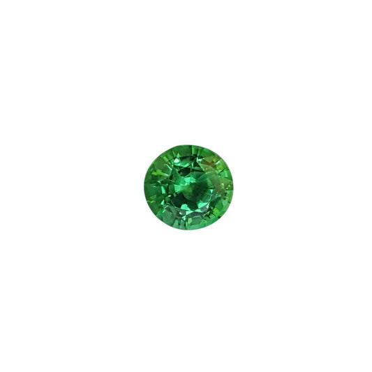6.7mm Round Light Green Tsavorite