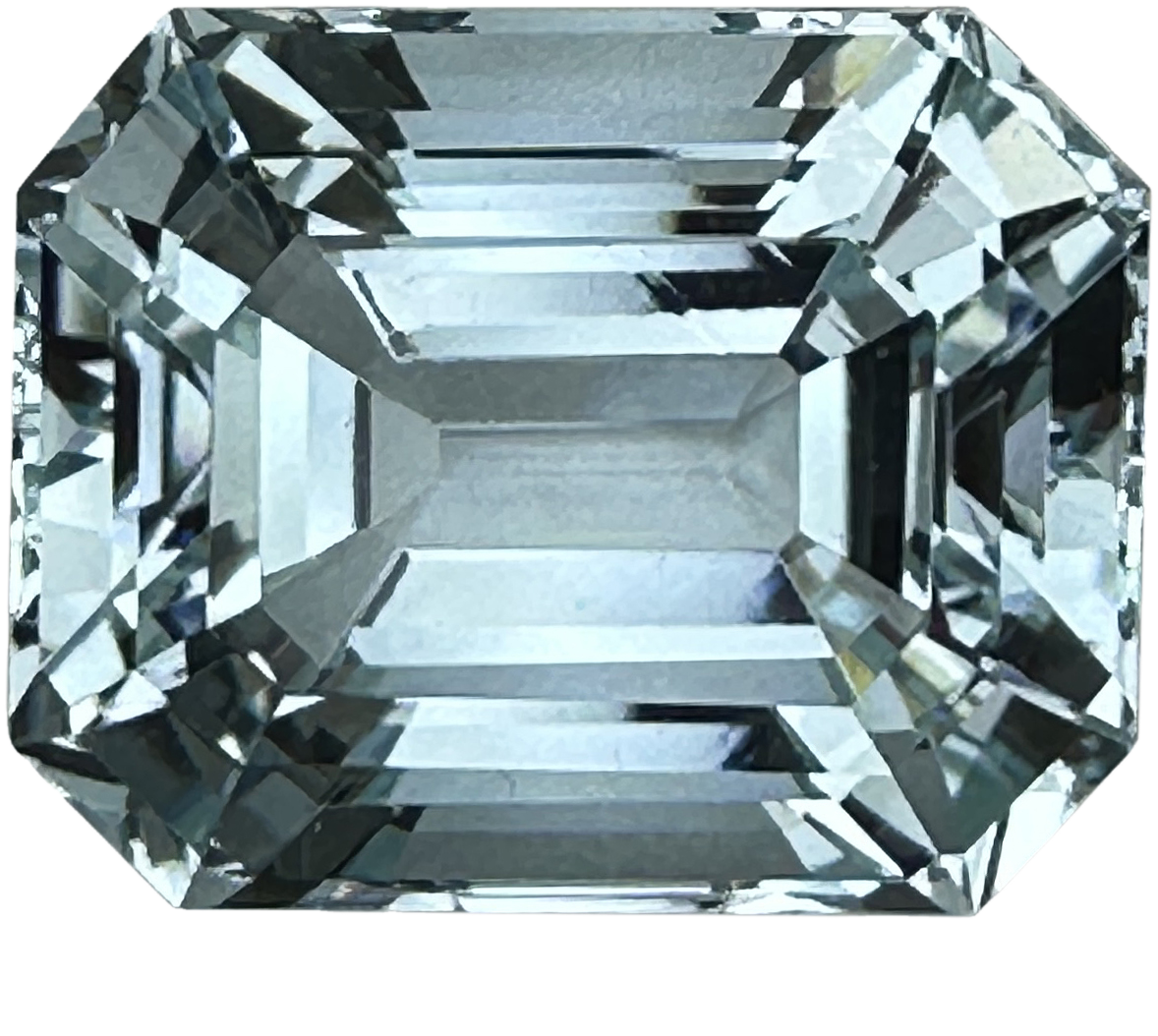 33.98ct Emerald Cut A Color Aquamarine