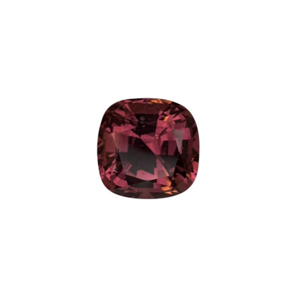 9.3x9.1mm Cushion Pink-Orange Malaya Garnet