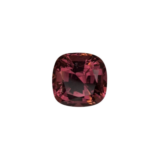 9.3x9.1mm Cushion Pink-Orange Malaya Garnet