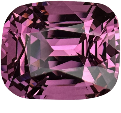 4.11ct Cushion Light Pink Rhodolite