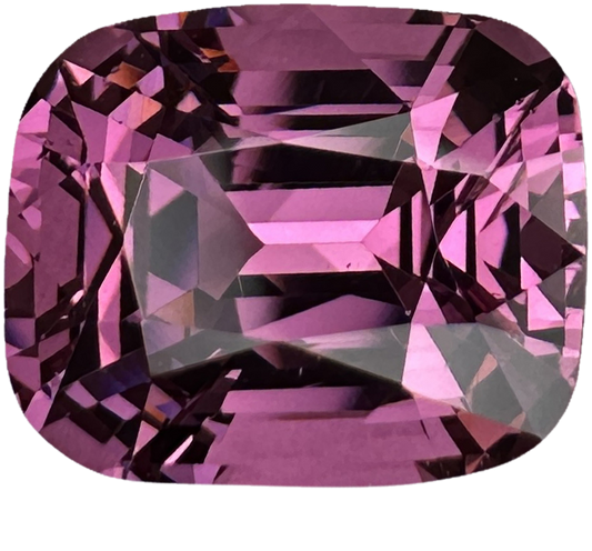 4.11ct Cushion Light Pink Rhodolite