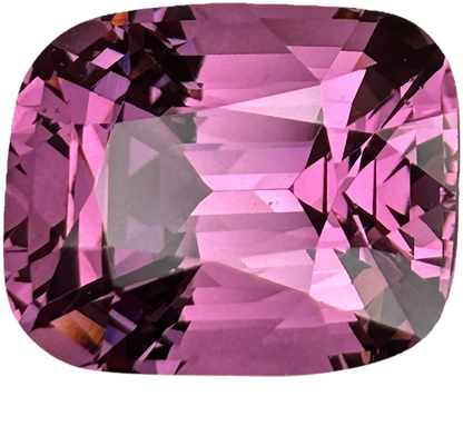 4.11ct Cushion Light Pink Rhodolite