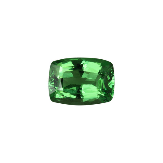 8x6mm Cushion Bright Green Tsavorite