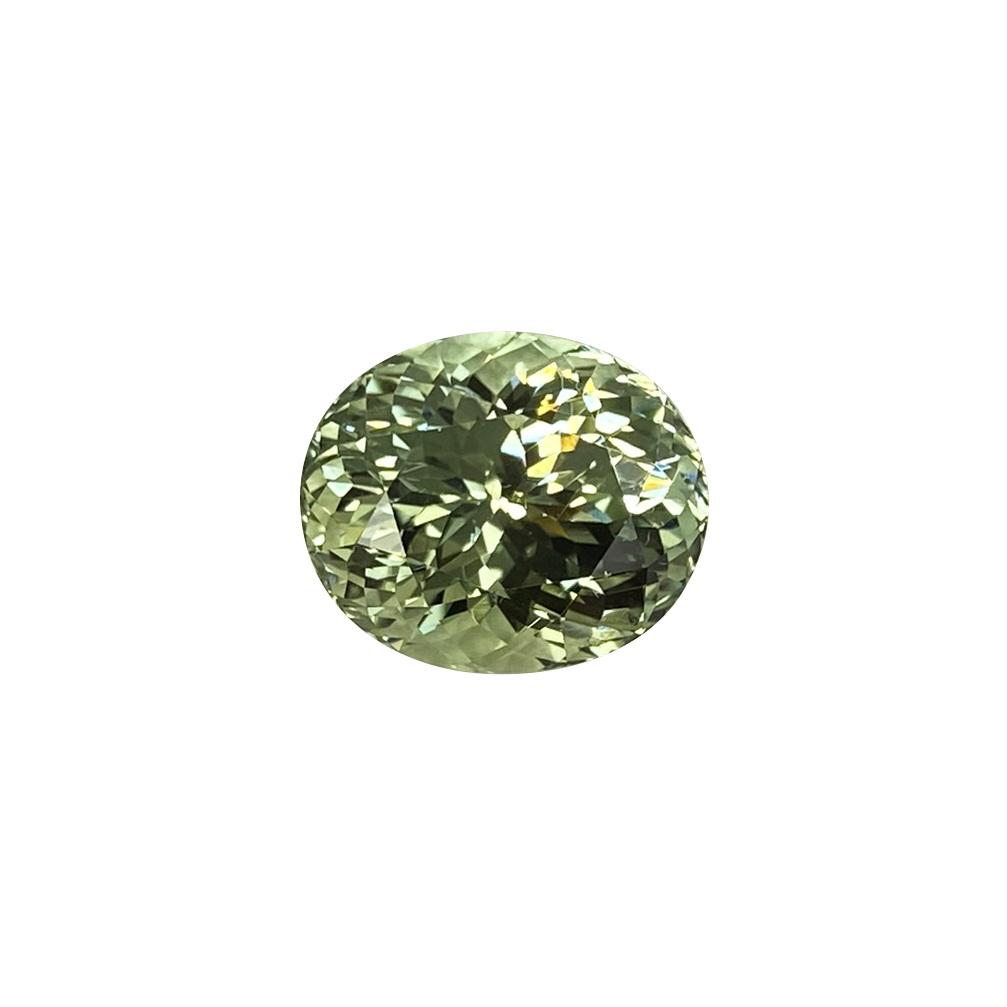 9.1ct Oval Light Mint Green Tourmaline