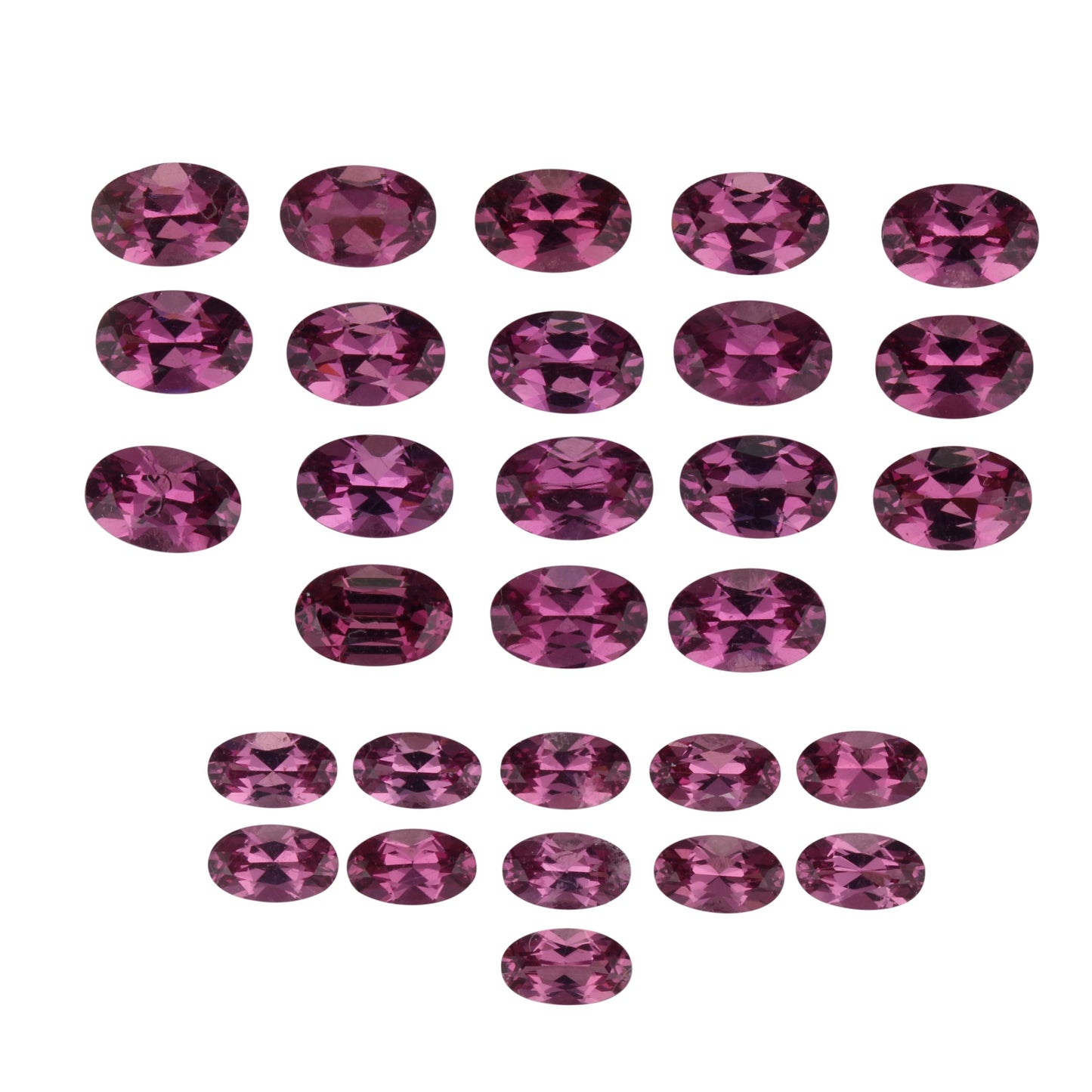 5x3mm Oval Magenta Garnet