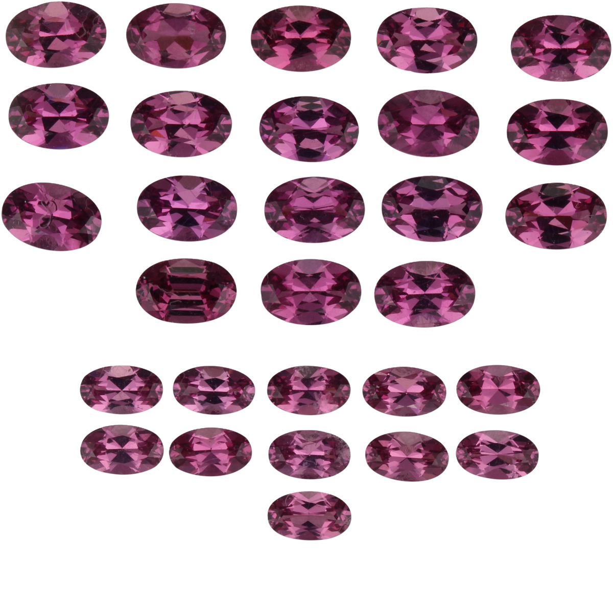 5x3mm Oval Magenta Garnet