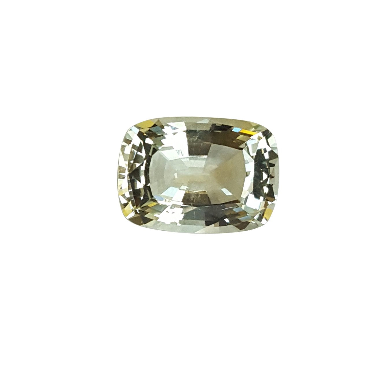 7.38ct Cushion Almost Colorless Aquamarine