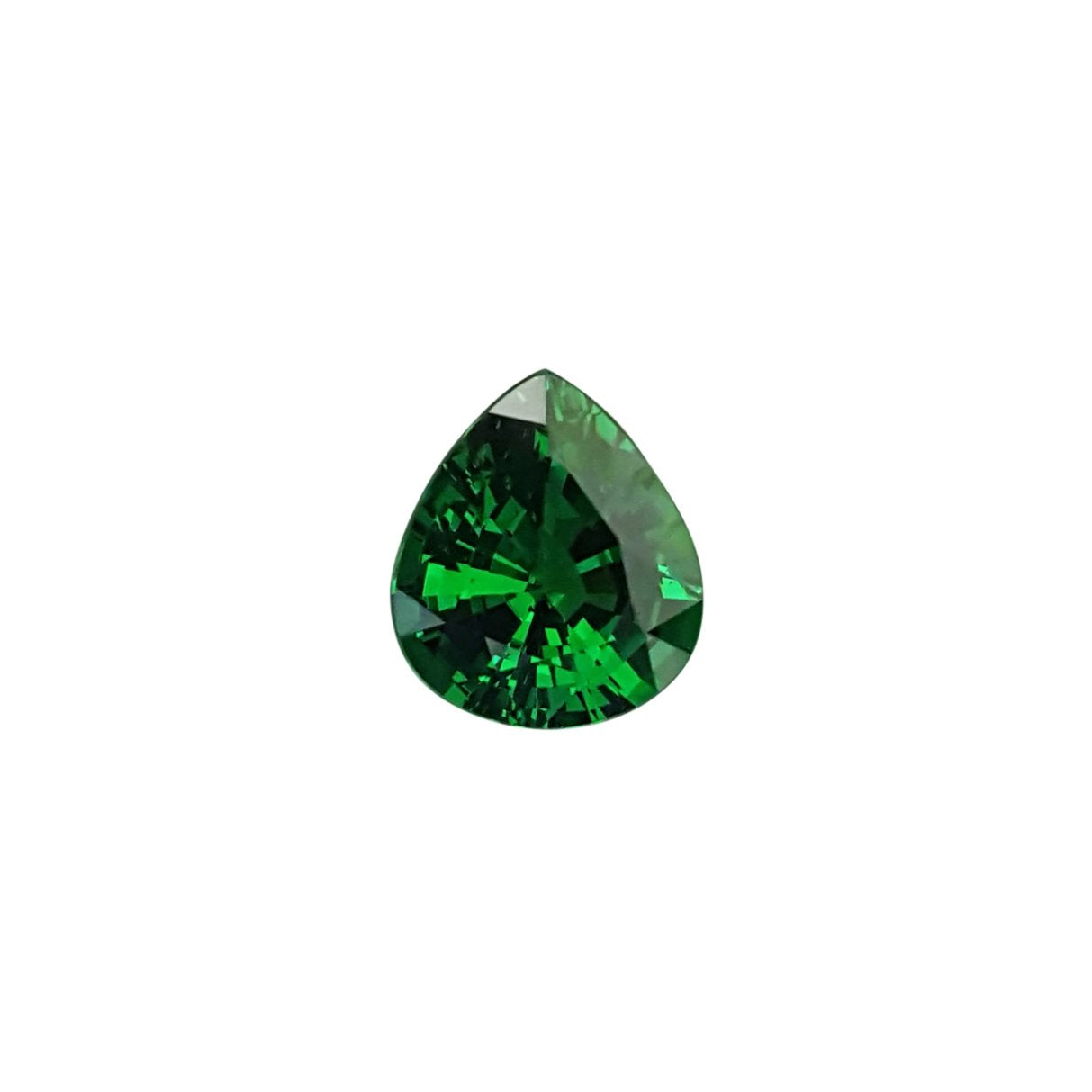 2.55ct Pear Shape Fine Intense Green Tsavorite