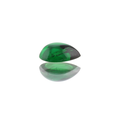 2.3ct Pear Shape Cab Bright Green Tsavorite