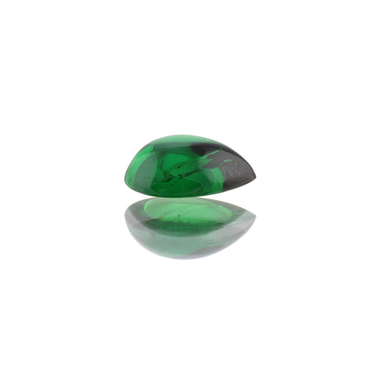 2.3ct Pear Shape Cab Bright Green Tsavorite
