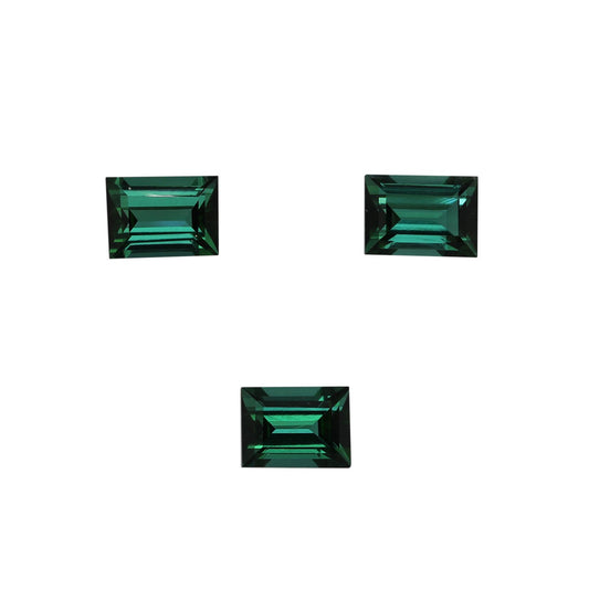 7x5mm Baguette Deep Blue-Green Tourmaline