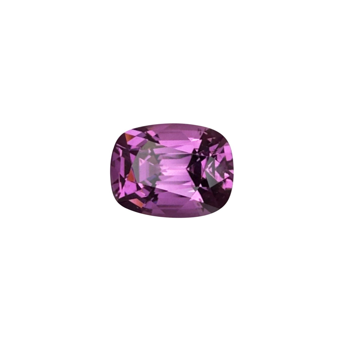 2.41ct Cushion Deep Pink Malaya Garnet