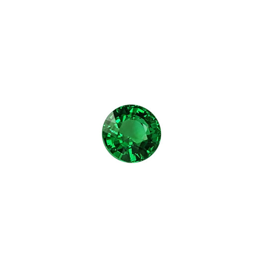 3.14ct Round Fine Intense Green Tsavorite