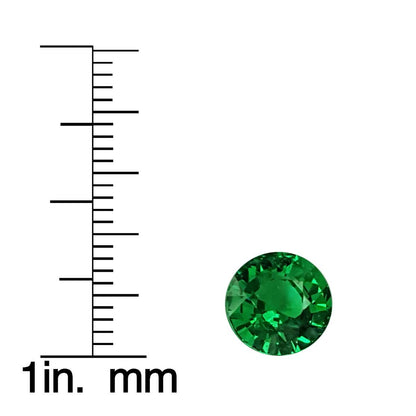 3.14ct Round Fine Intense Green Tsavorite