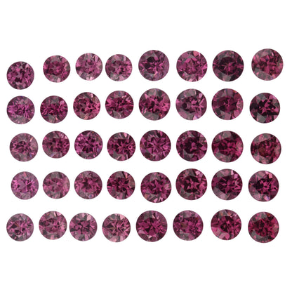 5mm Round Magenta Garnet