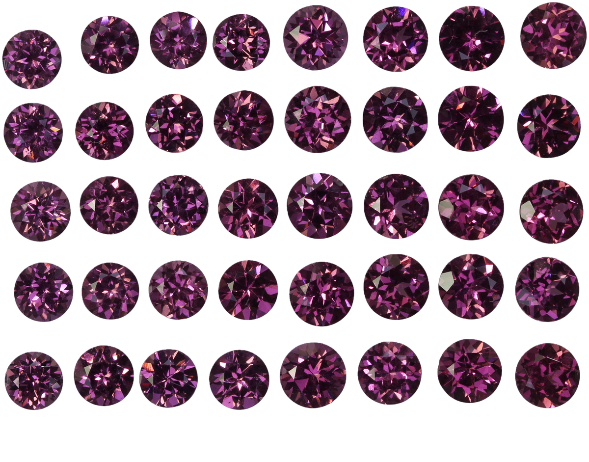 5mm Round Magenta Garnet