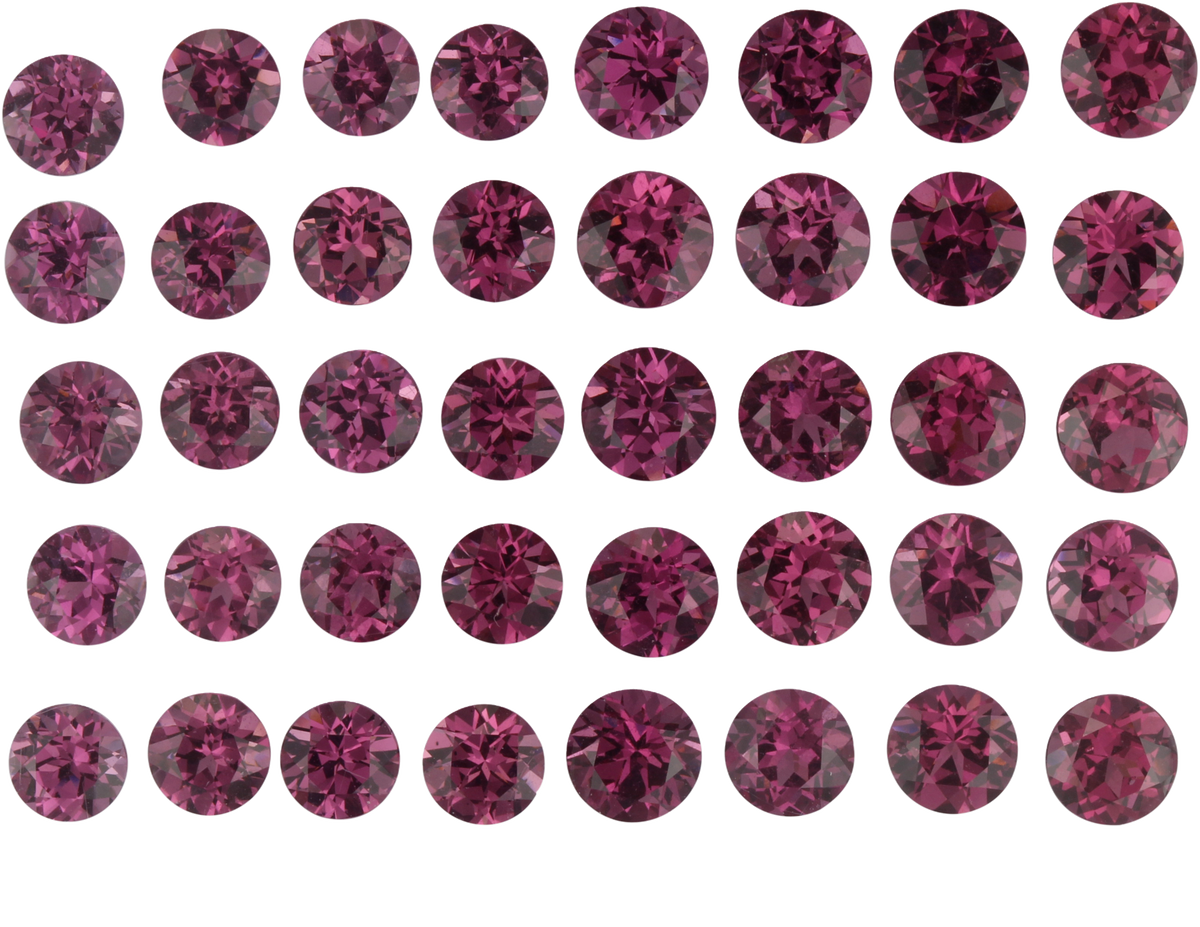 5mm Round Magenta Garnet