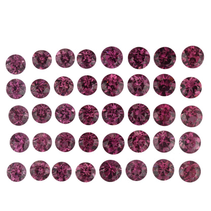 5mm Round Magenta Garnet