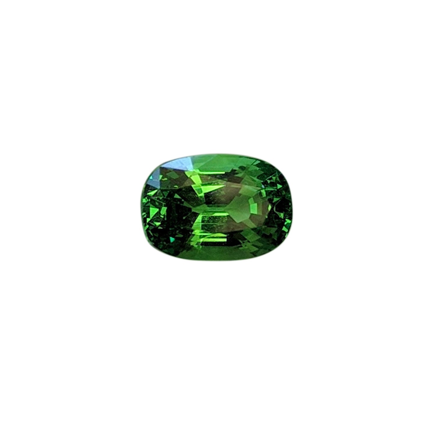 2.19ct Cushion Bright Green Tsavorite