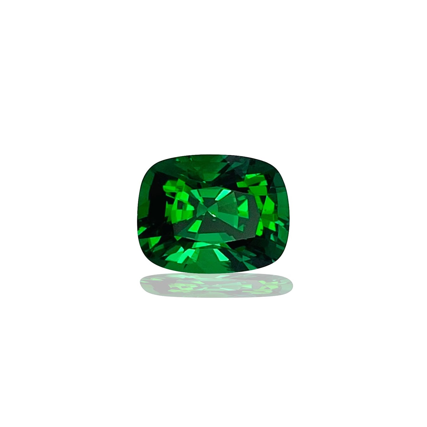 2.32ct Cushion Gem Quality - Fine Intense Green Tsavorite