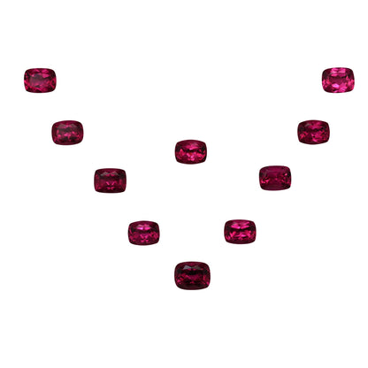 9x7mm Cushion Rubellite