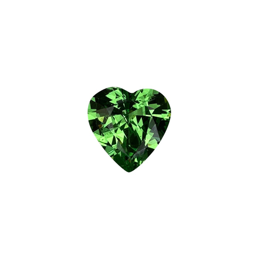 2.2ct Heart Shape Bright Green Tsavorite