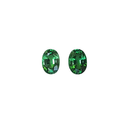 7x5mm Oval Bright Green Tsavorite