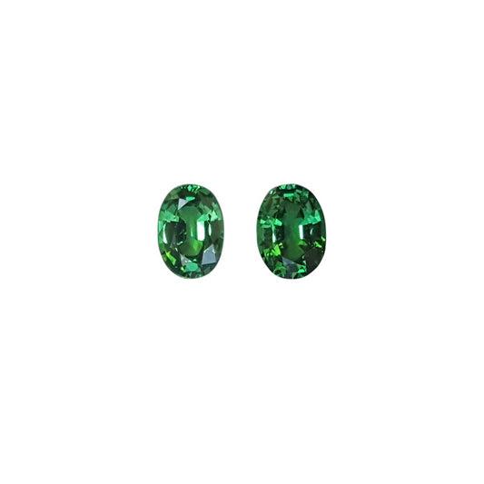 7x5mm Oval Bright Green Tsavorite