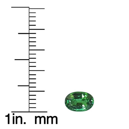 7x5mm Oval Bright Green Tsavorite
