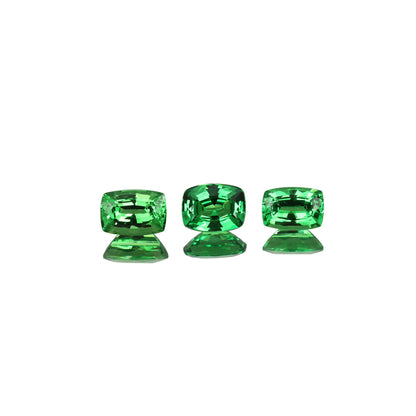 3.33ct Cushion Bright Green Tsavorite
