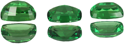3.33ct Cushion Bright Green Tsavorite