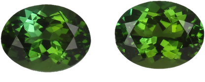 8x6mm Oval Mint Green Tourmaline Pair
