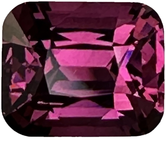 5.18ct Cushion Pink Rhodolite
