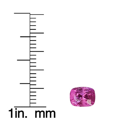 1.59ct Cushion Pink Sapphire