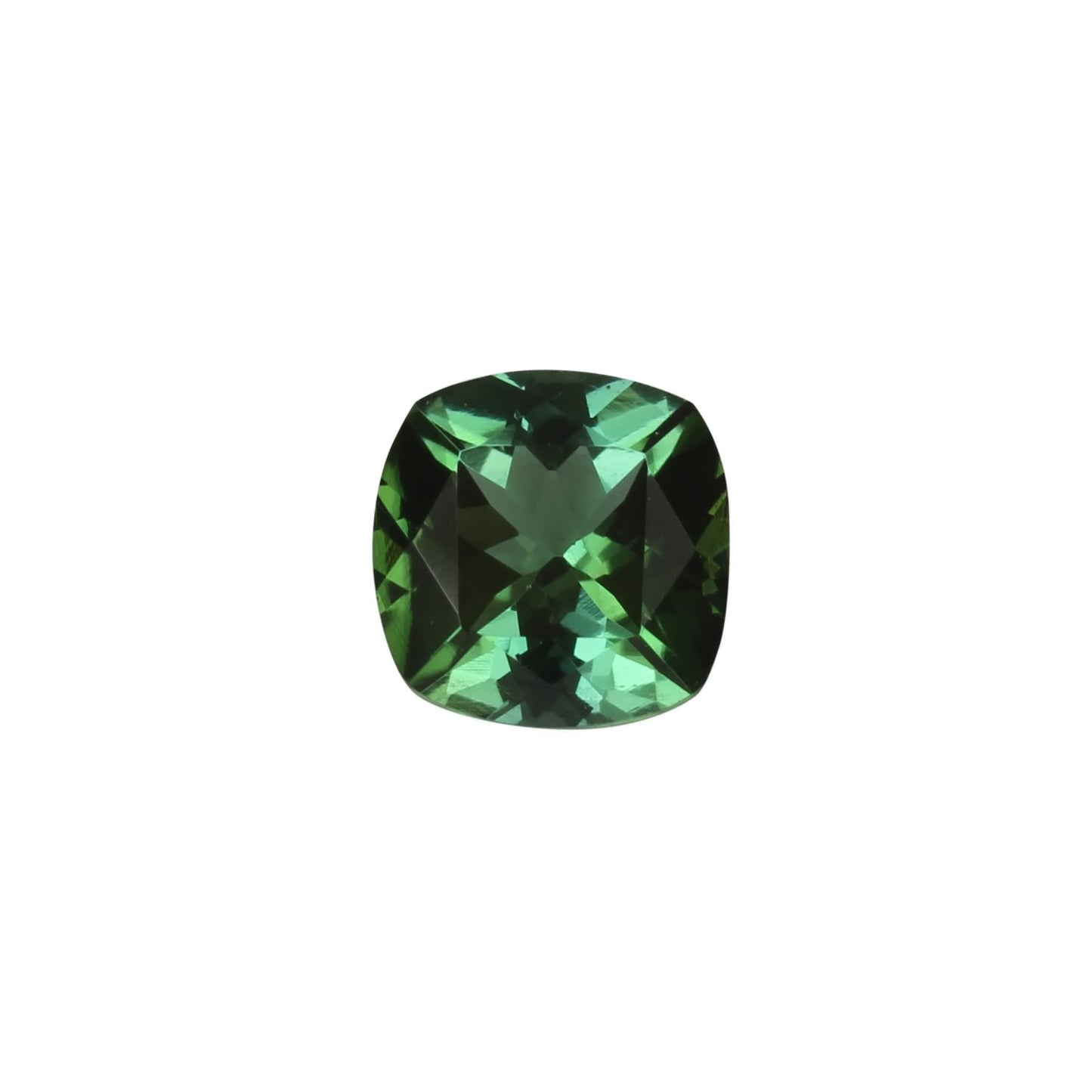 6.5mm Cushion Light Blue Green Tourmaline