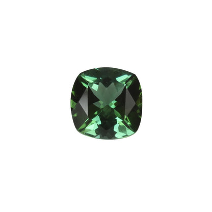 6.5mm Cushion Light Blue Green Tourmaline