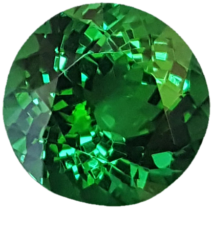 2.92ct Round Bright Green Tsavorite