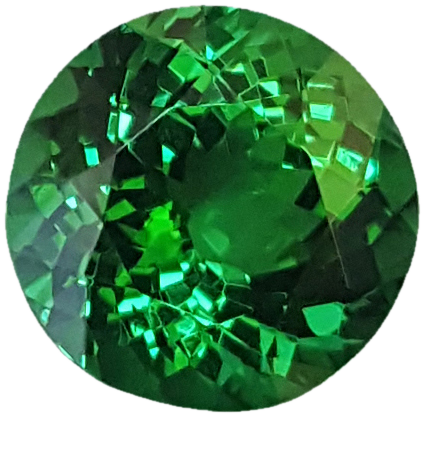 2.92ct Round Bright Green Tsavorite