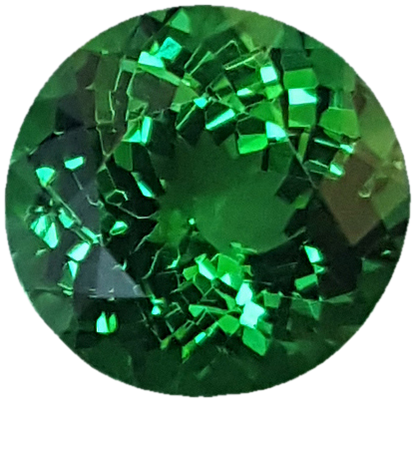 2.92ct Round Bright Green Tsavorite