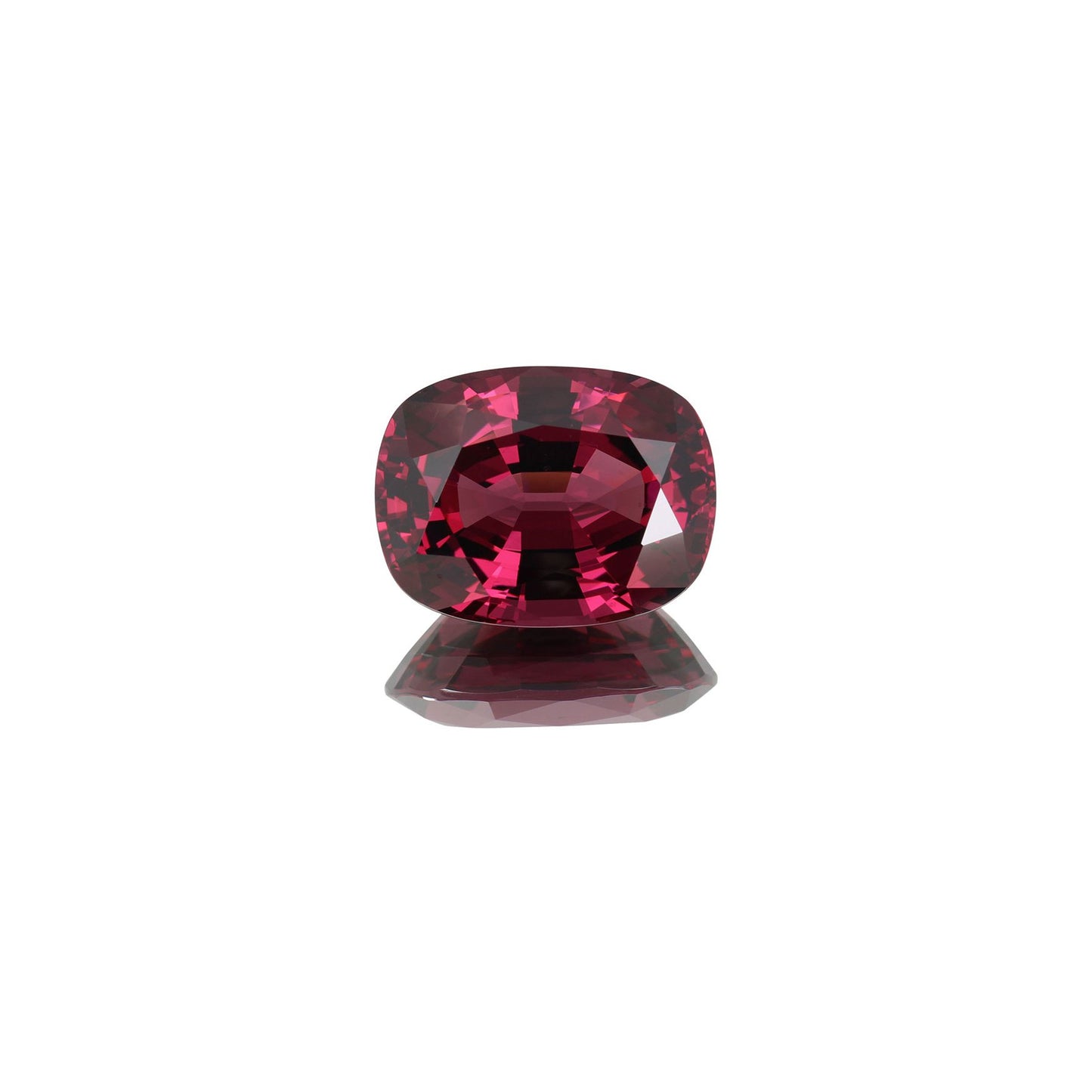 11.26ct Cushion Open Burgundy Rhodolite