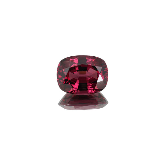 11.26ct Cushion Open Burgundy Rhodolite